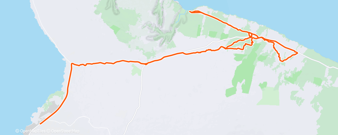 Mapa de la actividad (Cycling)