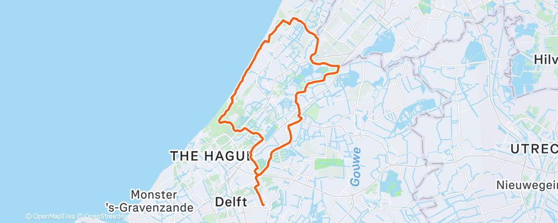 Map of the activity, Zonder ijs