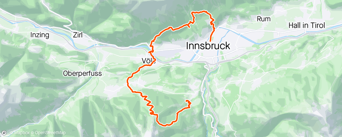 Map of the activity, K35 Innsbruck leider Top15 versemmlt 🤯
