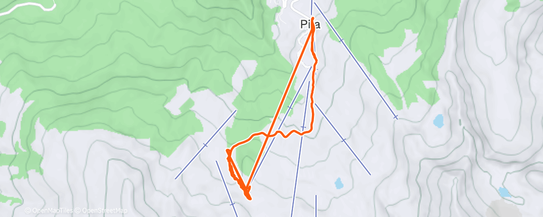 Карта физической активности (Morning Alpine Ski)