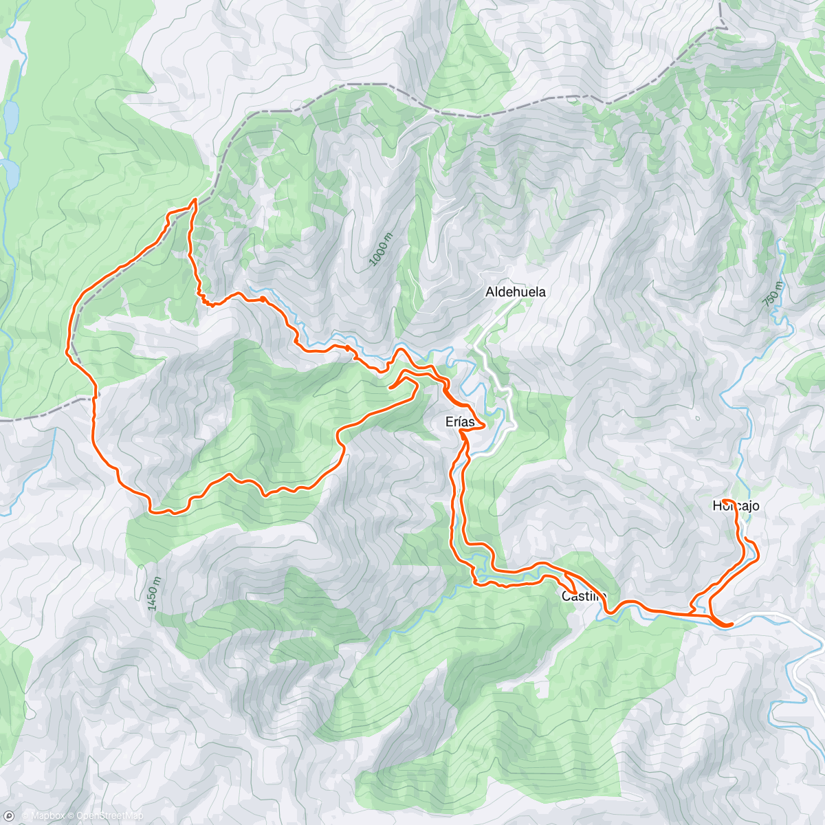 Map of the activity, Afternoon E-Mountain Bike Ride