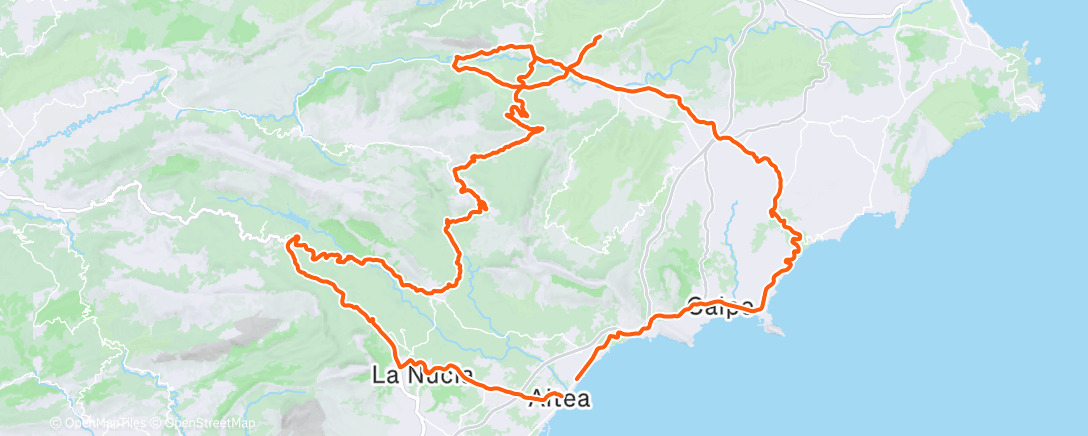Map of the activity, Endurance et test lactates 🩸