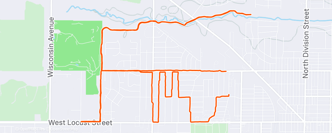Map of the activity, More snow in the face 🙄