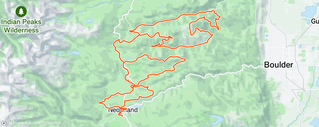 Map of the activity, Ned Gravel/MTB - 2nd