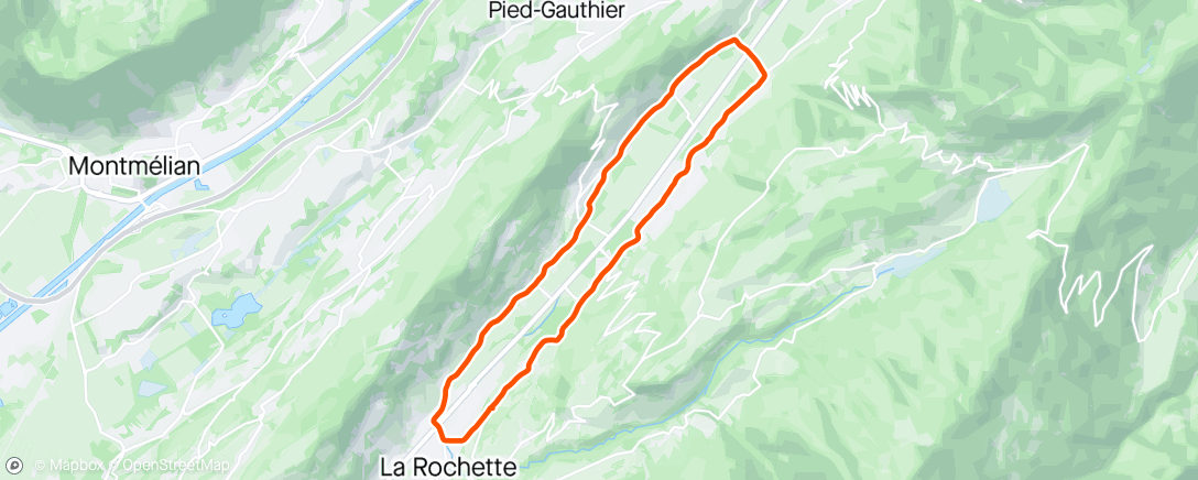 Map of the activity, Footing long au soleil 🏃☀️