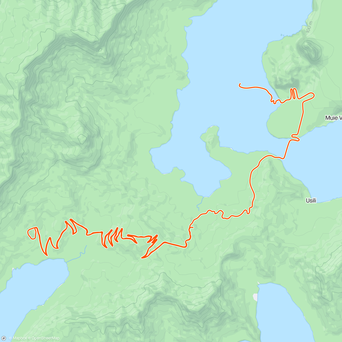 Map of the activity, Zwift - Tour of Fire and Ice in Watopia