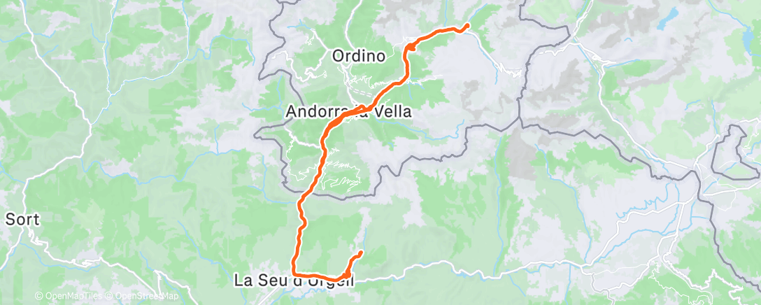 Peta aktivitas, Lunch Ride