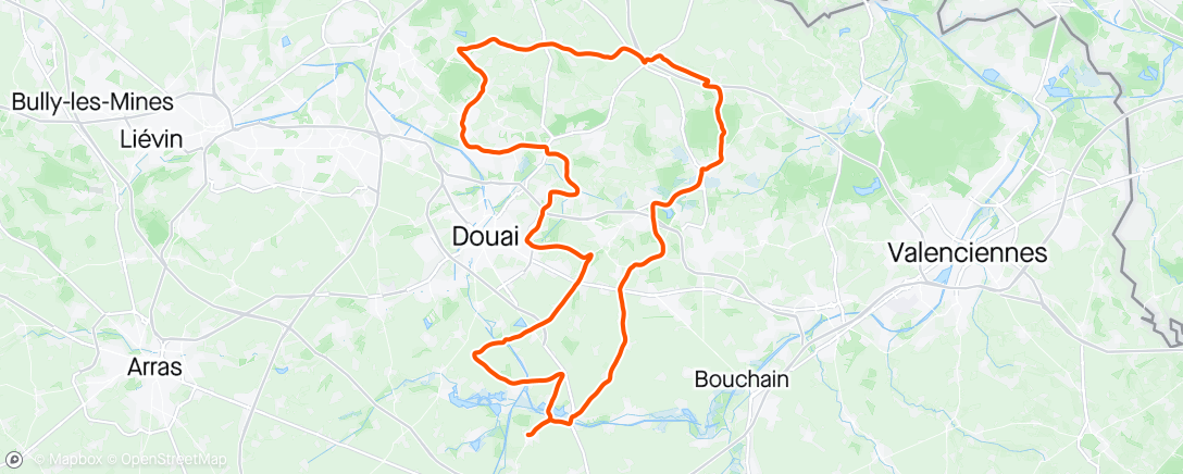 Map of the activity, Sortie solo,toujours ce vent 💨 et ce froid 🥶