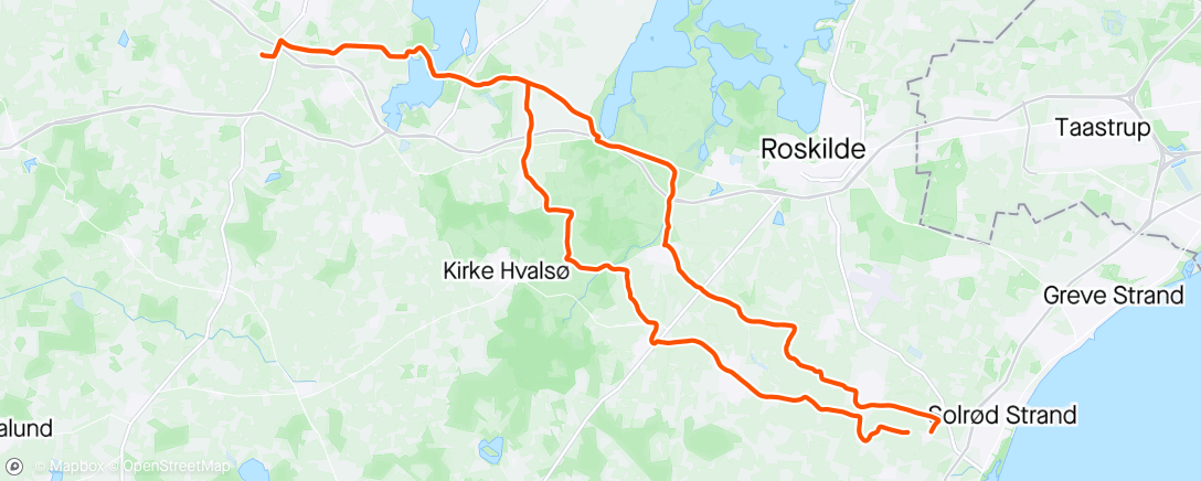 Map of the activity, Morning Ride - Xert
