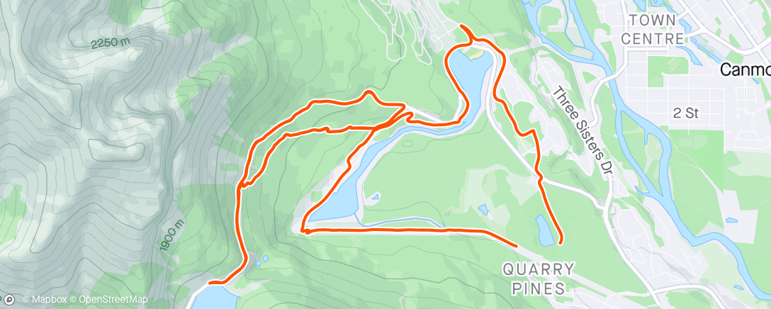 Map of the activity, Reclaiming with the kid plus some climbing punches to wake up the legs 🦵