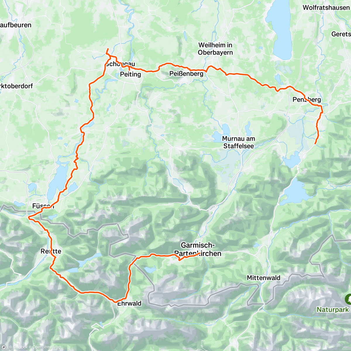 Map of the activity, Aufm Weg zum Springen…
