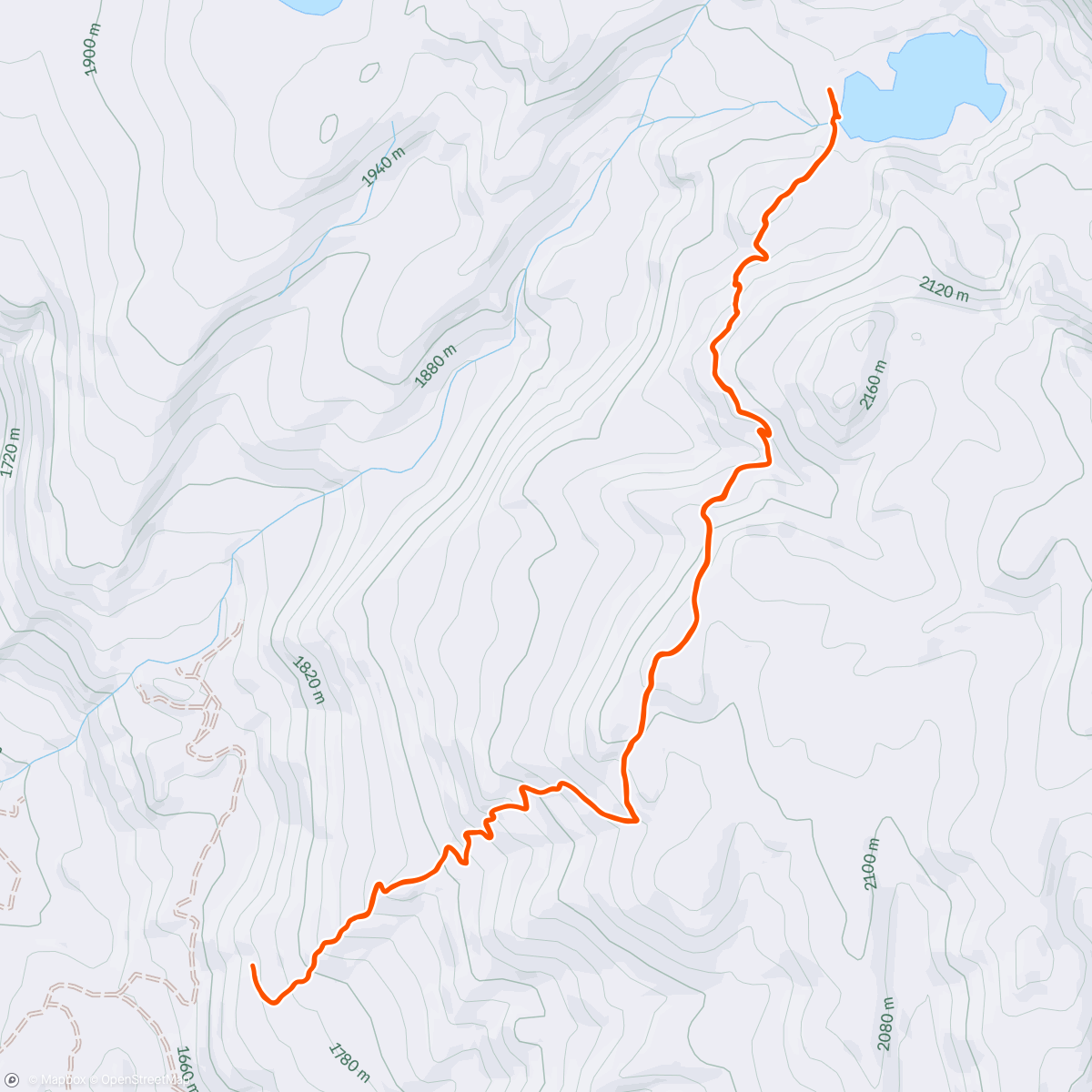 Map of the activity, Blackwell Lake with Luke