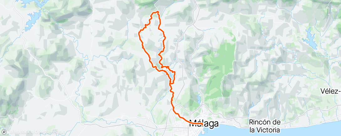 Map of the activity, RwG Almogia Loop