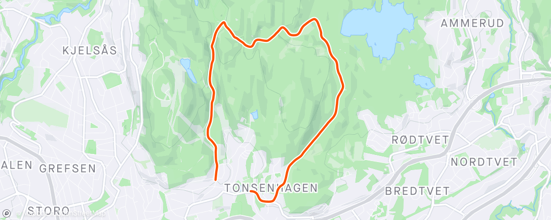 Map of the activity, Meget rolig