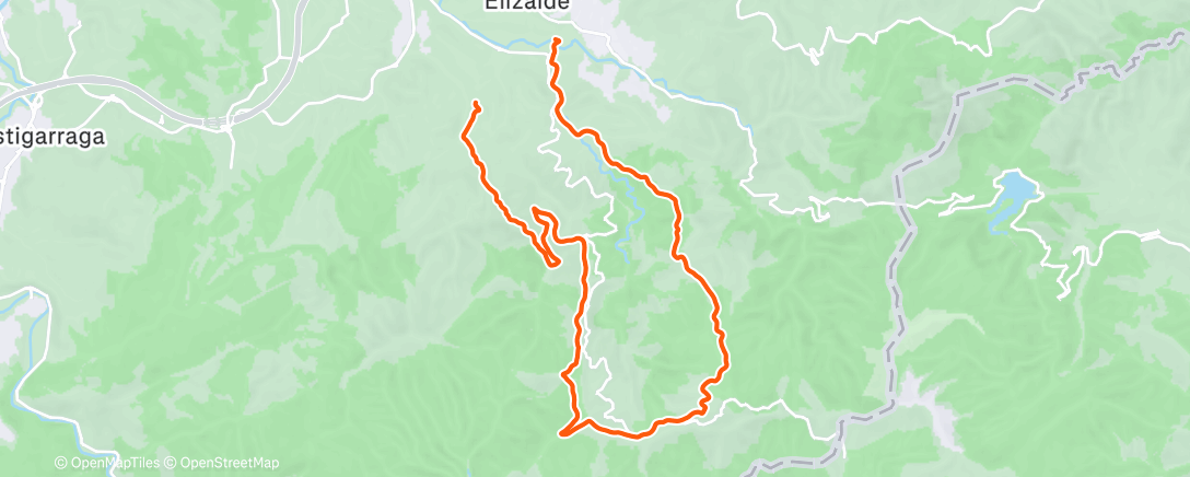Map of the activity, Urteko azkenekoa Pablo eta Maiderrekin
