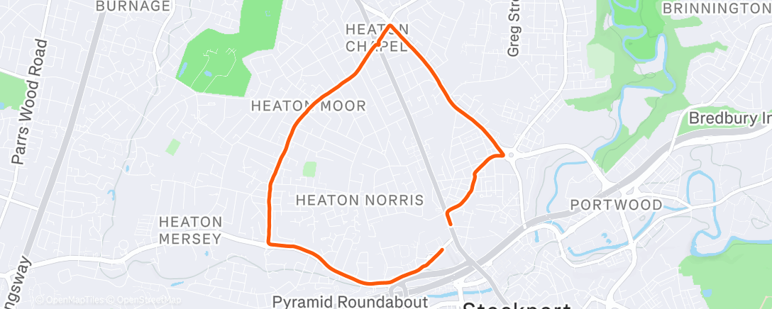 Map of the activity, Trotters