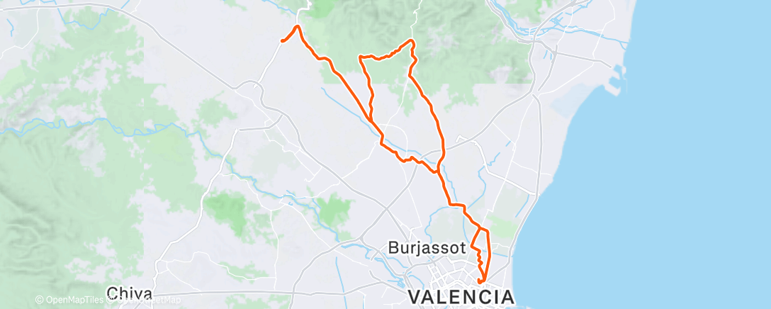 Map of the activity, V- MARINES- Canteres- V La Ohmia 14