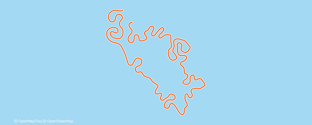 Map of the activity, MyWhoosh - Anaerobic Capacity into Sweetspot #1