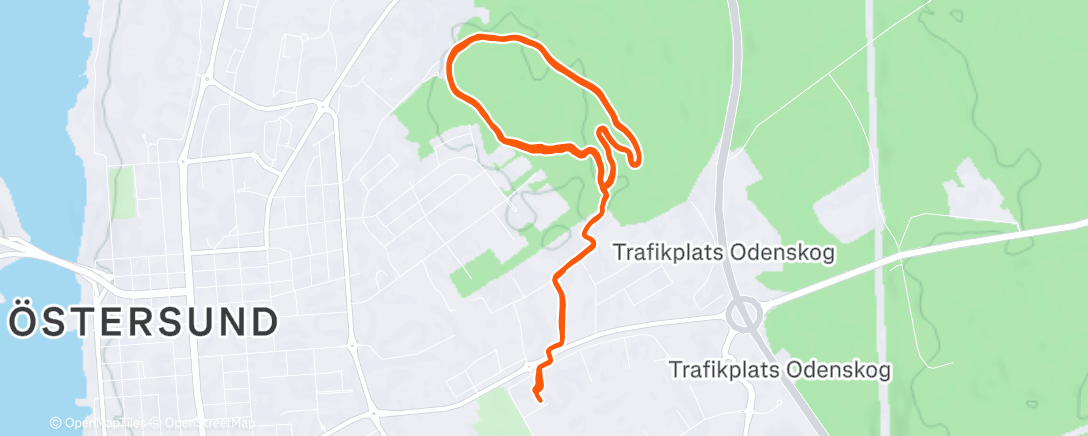 Map of the activity, Skate