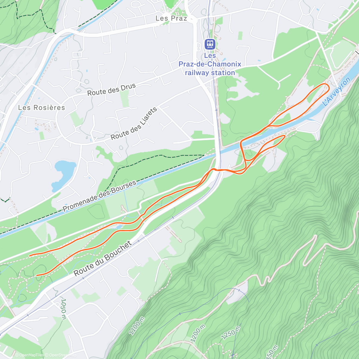 Map of the activity, Aller on remballe