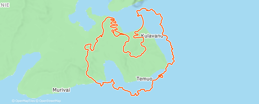 Map of the activity, Zwift - Steven Watts' Meetup on Shorelines and Summits in Watopia