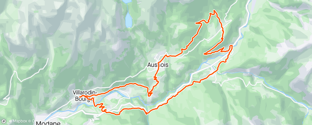 Map of the activity, Trail roulant à jeun