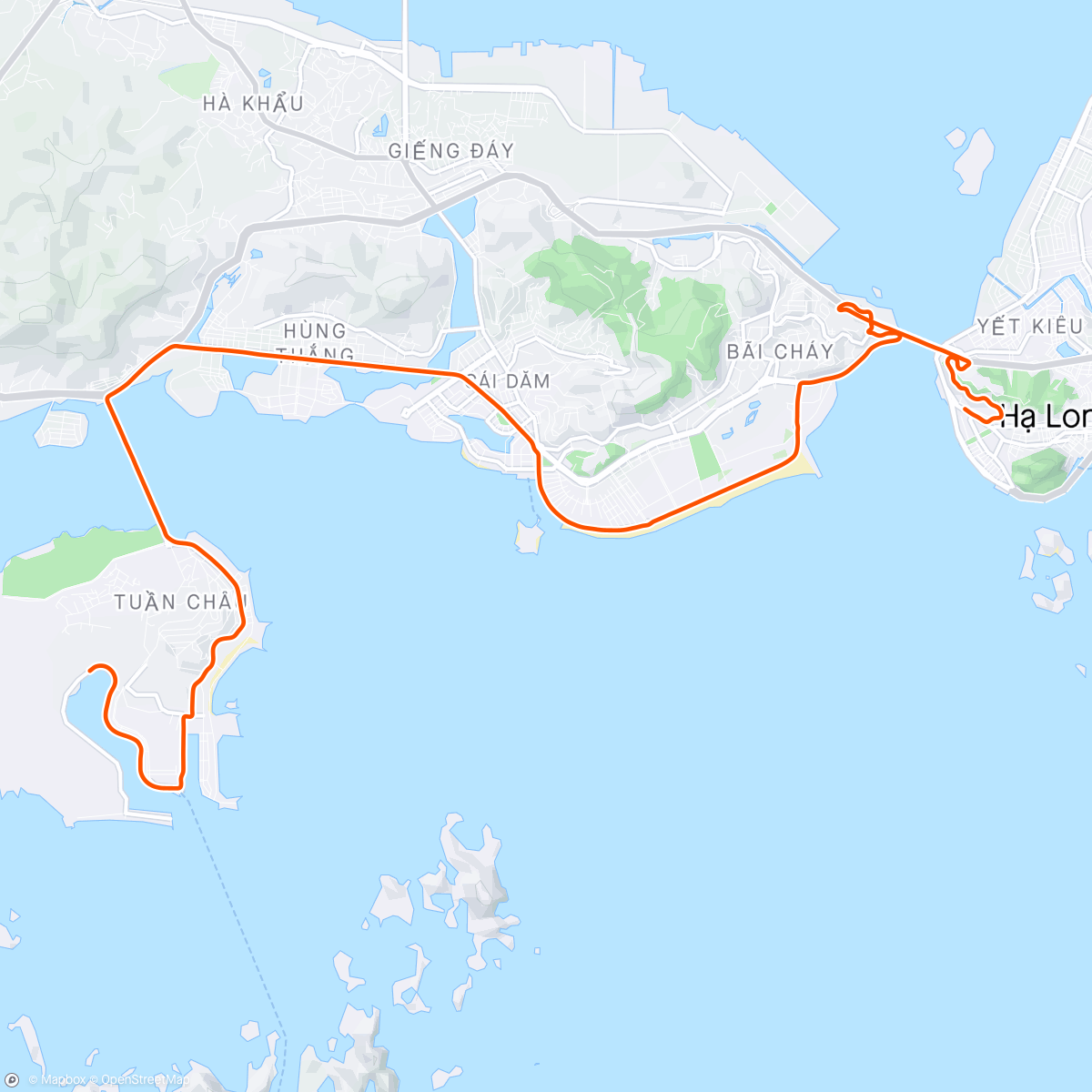 Map of the activity, ROUVY - Vietnam - the awesome Ha Long Bay