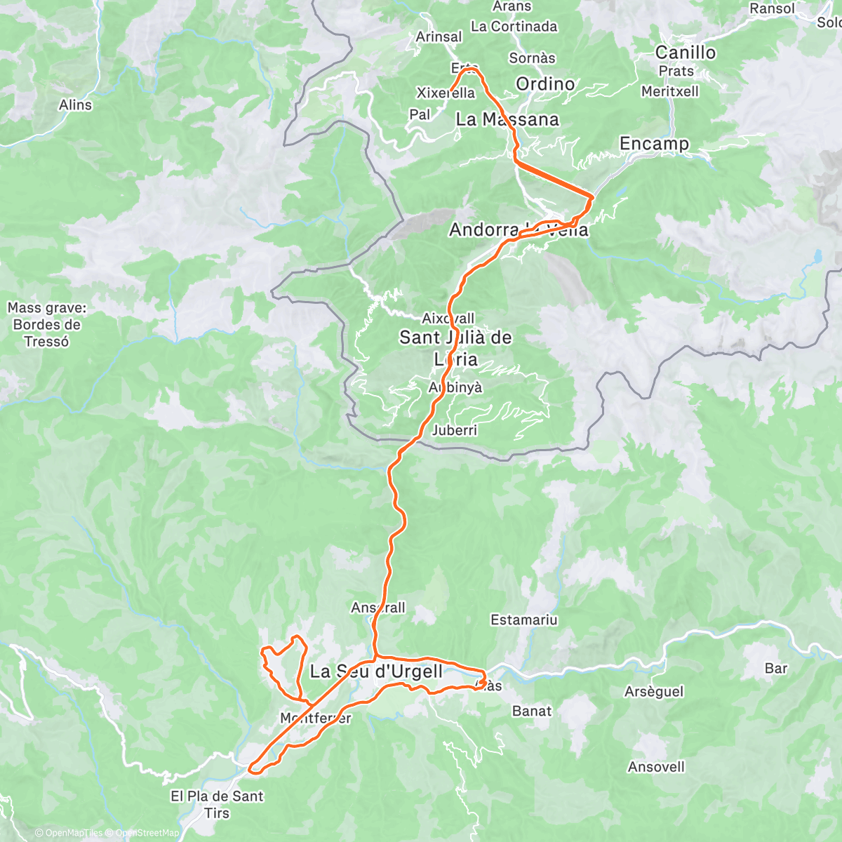 Map of the activity, TT spin