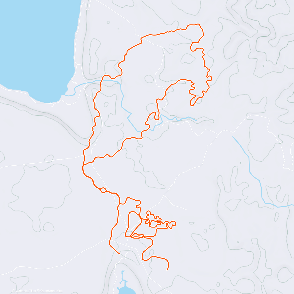 Carte de l'activité Zwift - Group Ride: Standard - Stage 1 - Tour de Zwift on Chasing the Sun in Makuri Islands