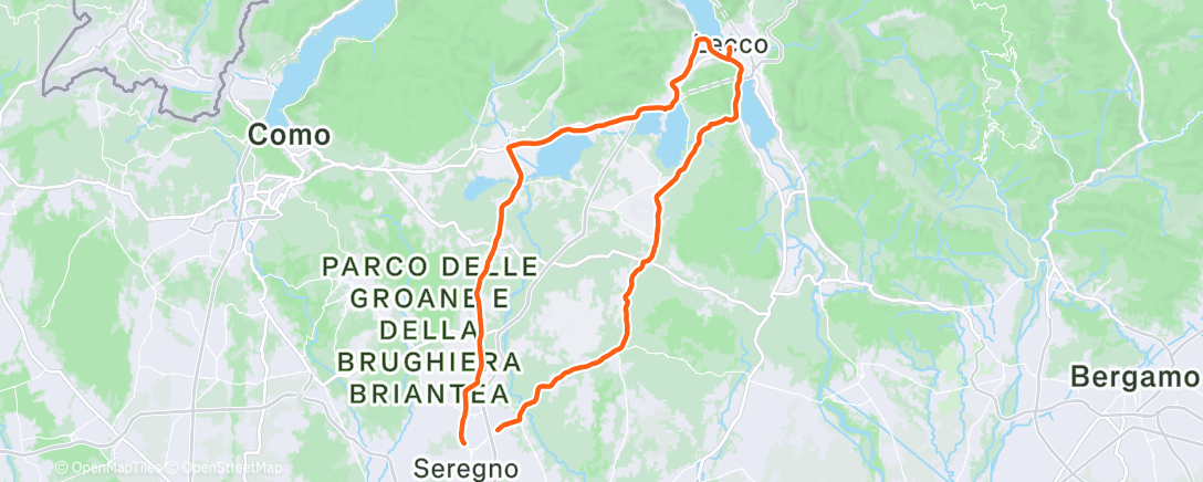 Map of the activity, Scortata dai WV