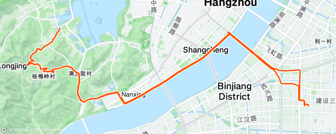 Map of the activity, 午后骑行