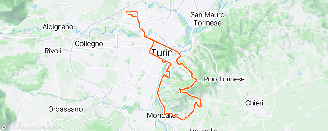 Map of the activity, Giro d’Italia D-1