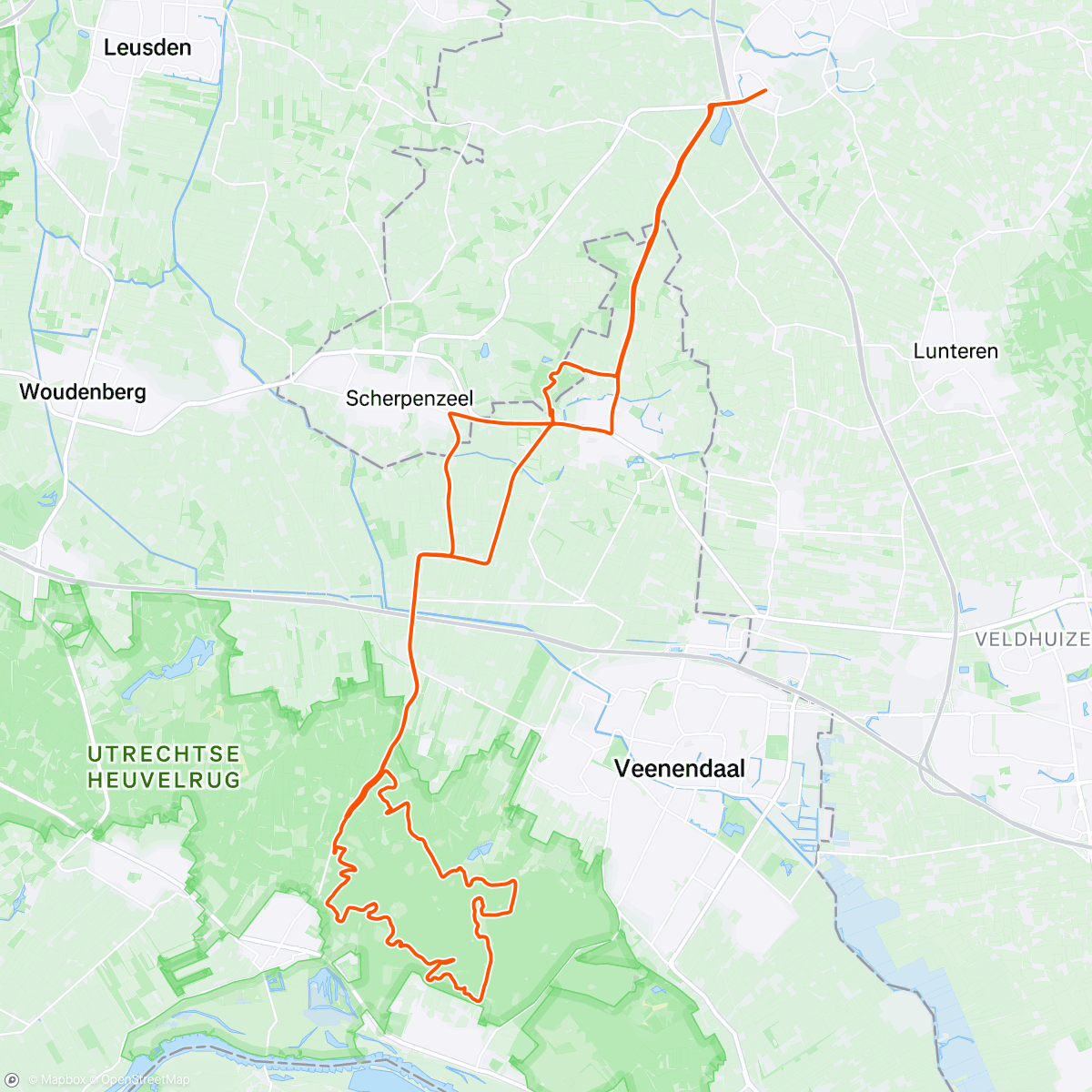 Map of the activity, First time Amerongen Green 🟢