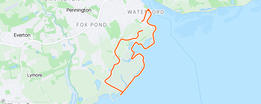 Map of the activity, 🏃🏻‍♂️Morning Trail Run