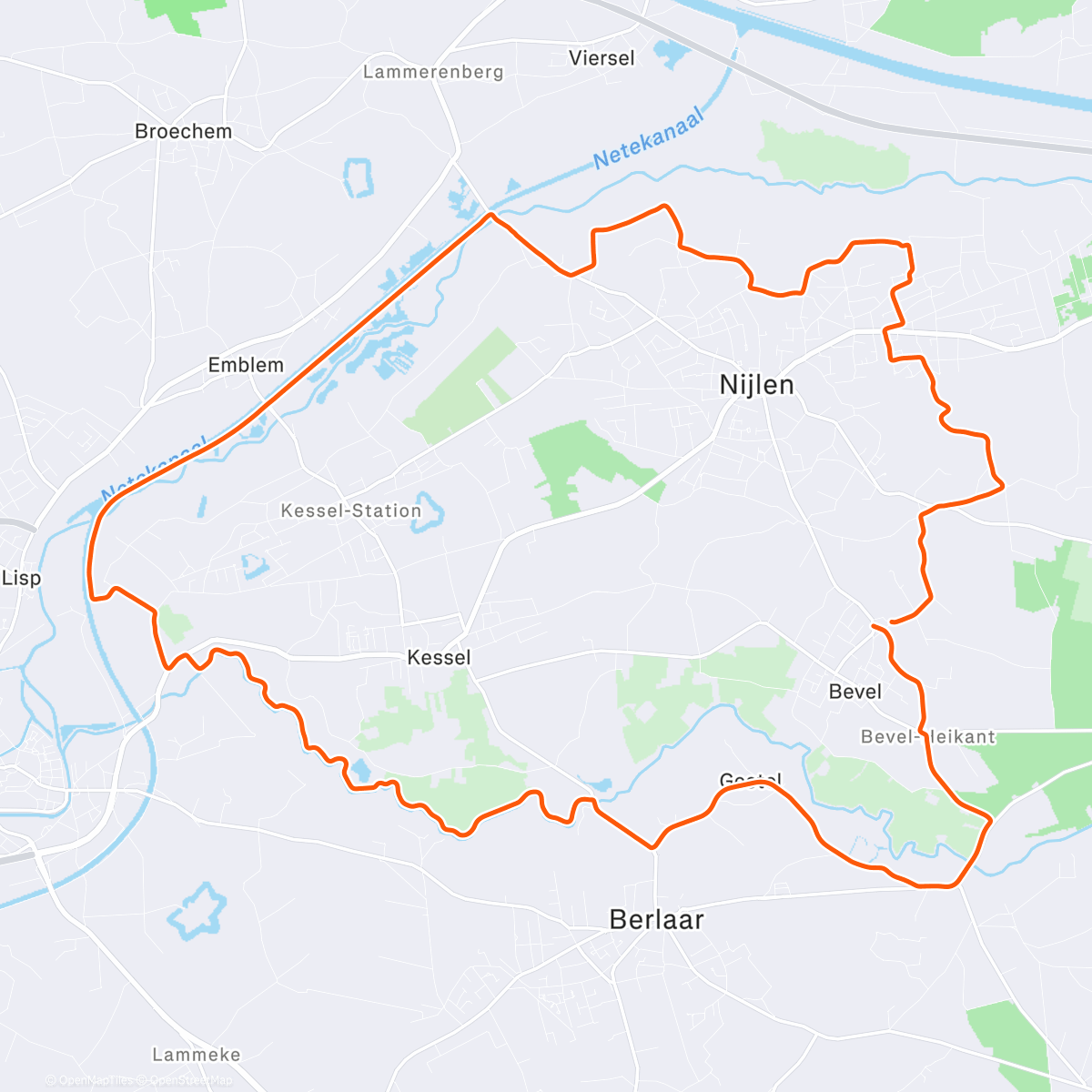 Mapa de la actividad (Bij deze is er hopelijk een einde gekomen aan de wel zeer warme (🤒) feestdagen)