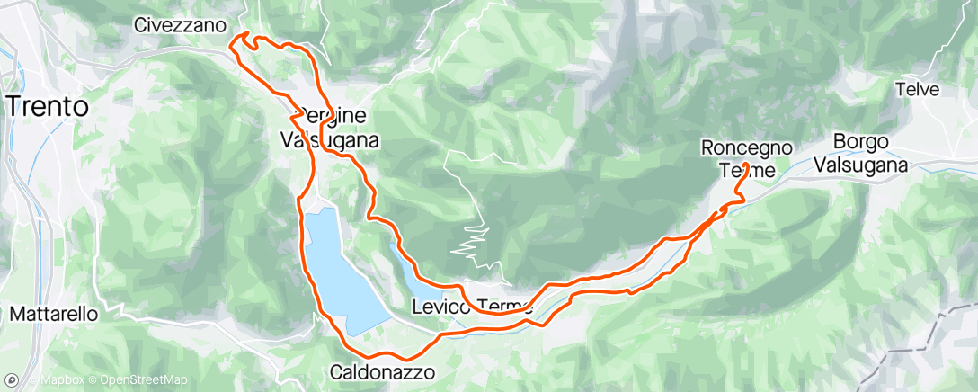 アクティビティ「Giro dei 3Laghi inverso con Barco e Nuvoloso con alcune goccie di pioggia al ritorno」の地図