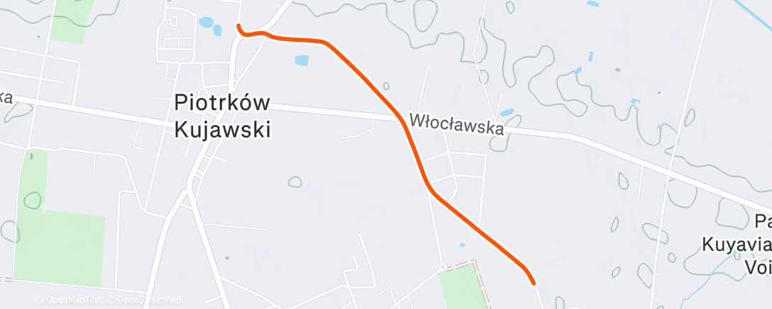 Map of the activity, Evening Walk