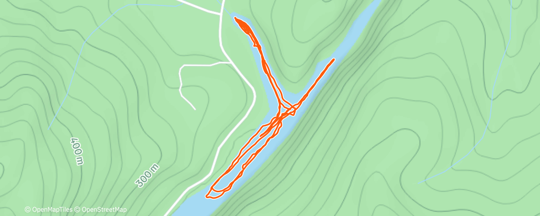 Map of the activity, Morning Ice Time @ Gilette Pond