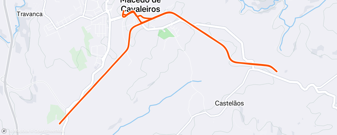 Map of the activity, Treino da Manhã 🥶