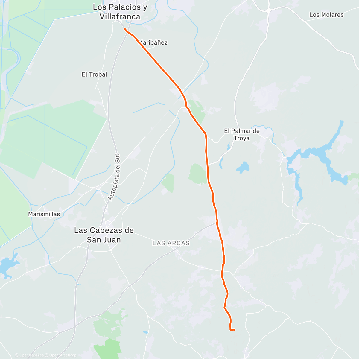 Map of the activity, VUELTA A LA PENÍNSULA IBÉRICA ANDANDO | Día 120