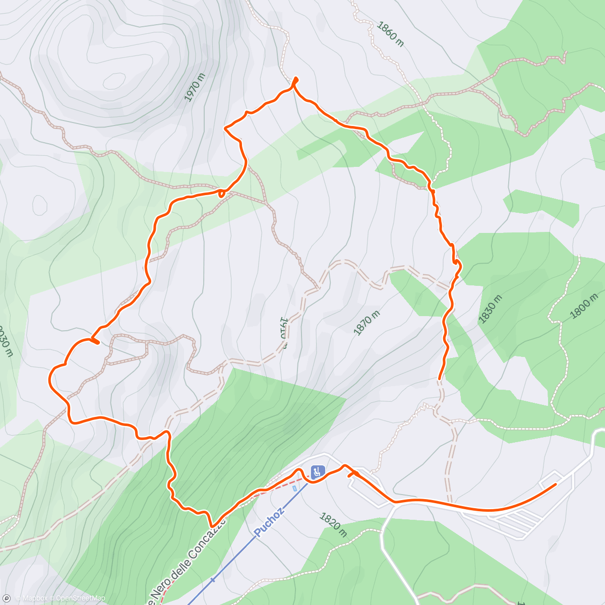 Map of the activity, Visite guidée de l'Etna