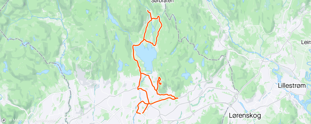 Map of the activity, Maridalen + GK
