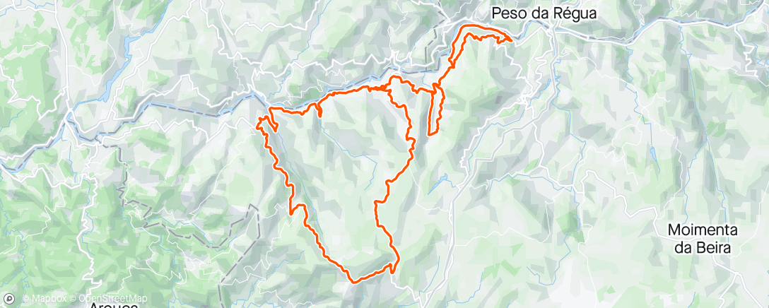 Map of the activity, Gp Douro etapa 1
