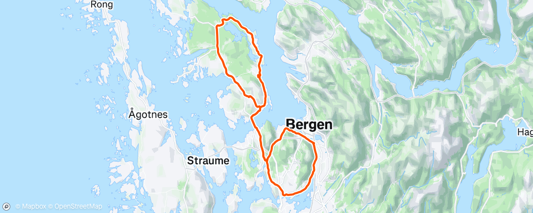 Mapa de la actividad (Morning Ride)