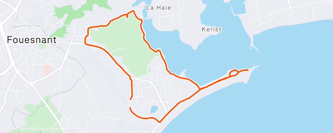 Map of the activity, Course au pays
