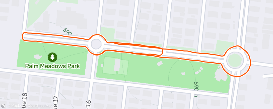Map of the activity, Night Walk
