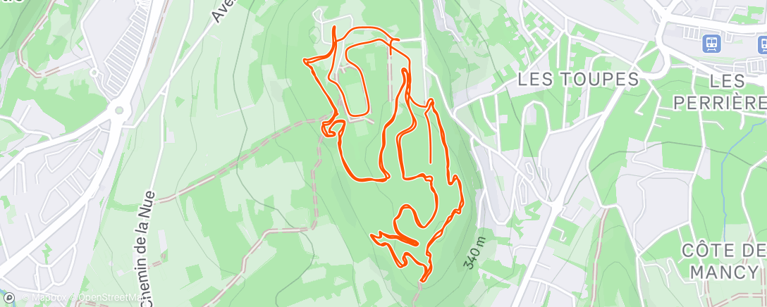 Map of the activity, RECO COUPE DE FRANCE #4 - LONS LE SAUNIER #2