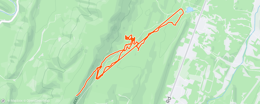 Map of the activity, Cacapon - so much gnar!!!