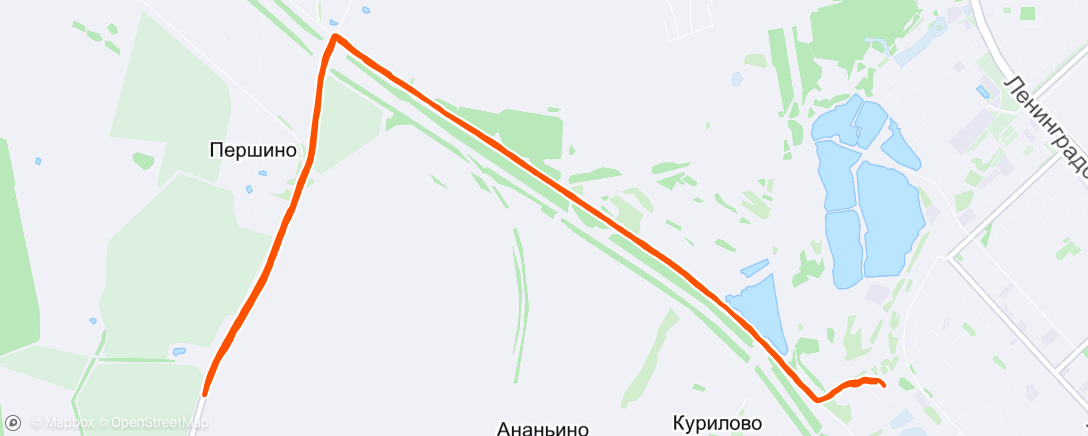 Map of the activity, Юбилейная