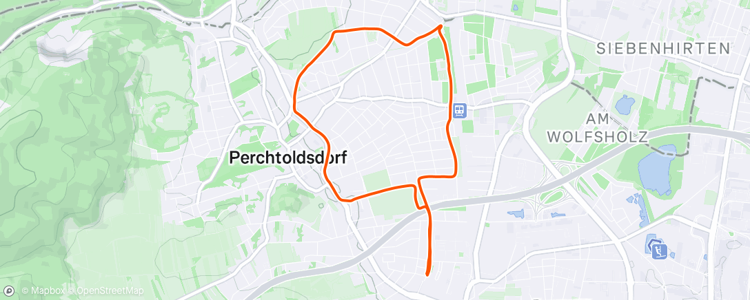 Карта физической активности (Afternoon Run)